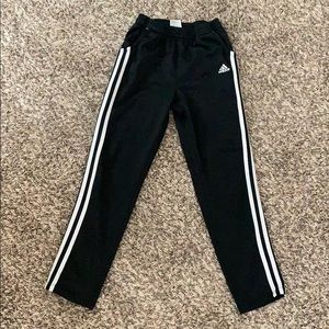 Adidas black and white pants for children